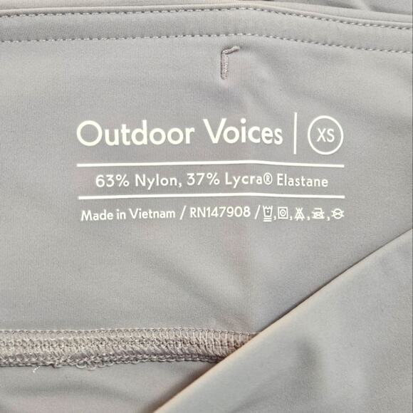 NWT Outdoor Voices Zoom 10" Shorts in Earl Grey Size XS - Picture 5 of 7